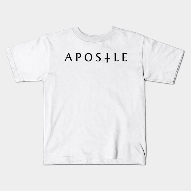 Apostle (Black) Kids T-Shirt by TheUnseenPeril